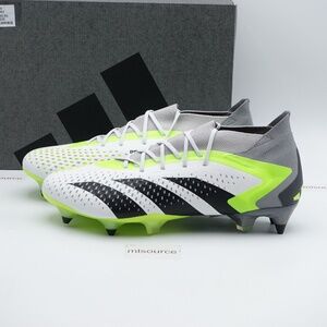 NEW Size 10 Men's adidas Predator Accuracy.1 SG Soccer Cleats IF2294 Cloud White